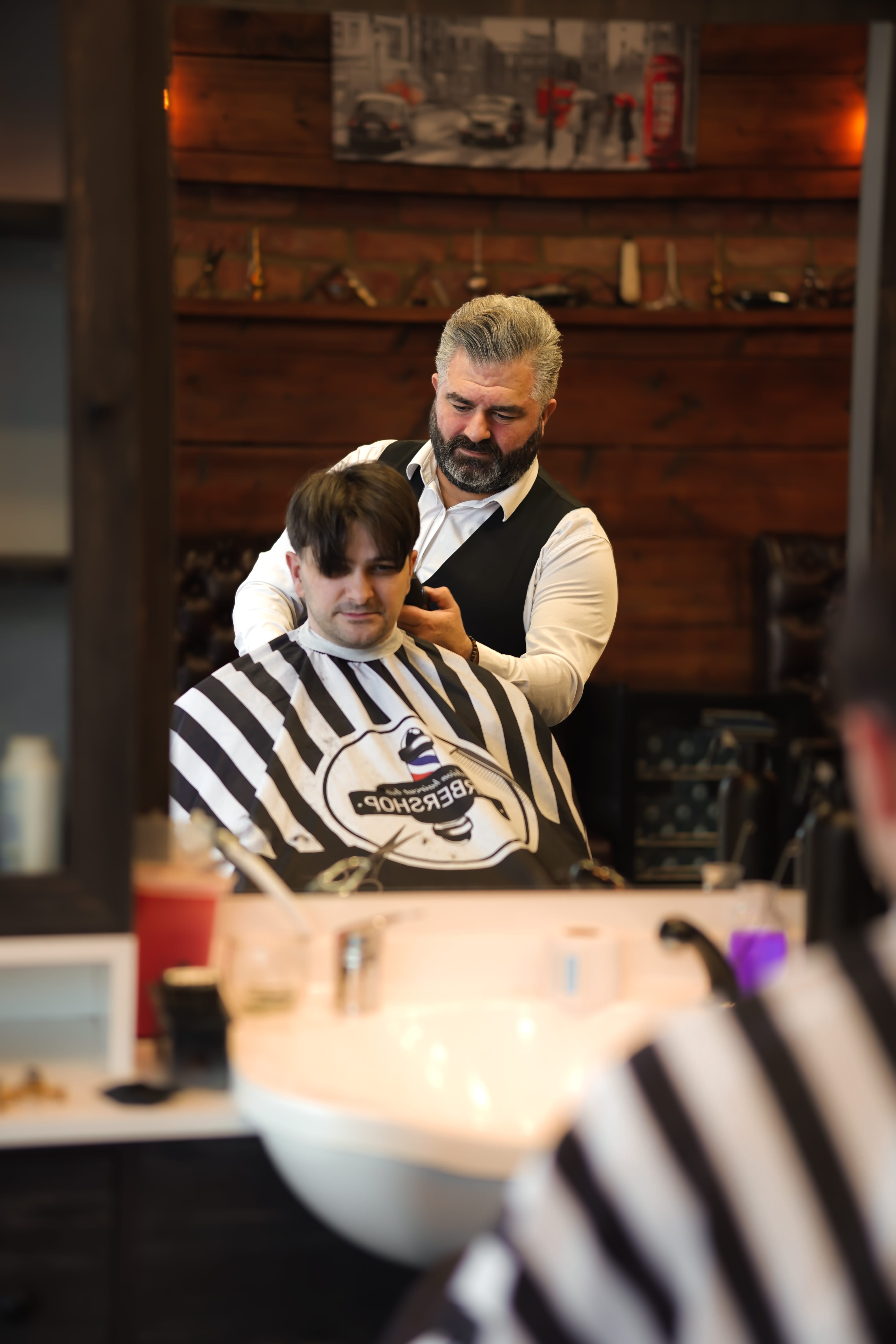 Inside Groom Barbers